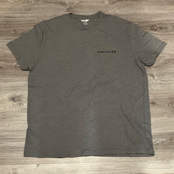 Wrangler Charcoal Short Sleeve Tee - Picture 1 of 4
